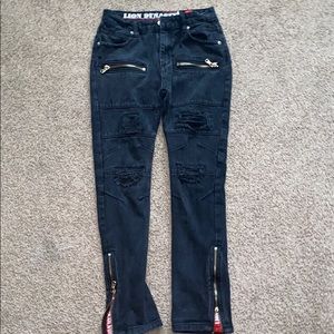 Faded black boy jeans